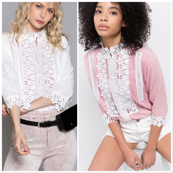 Authentic “Infamous” POL Insta Influencer Lace Top - Picture 5 of 12